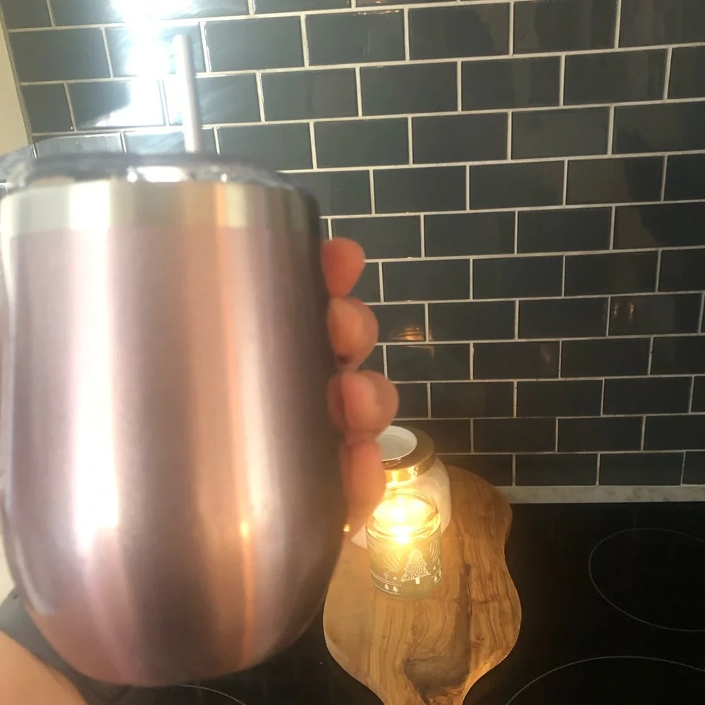 Baby Pink Stainless Steel Tumbler 🤍